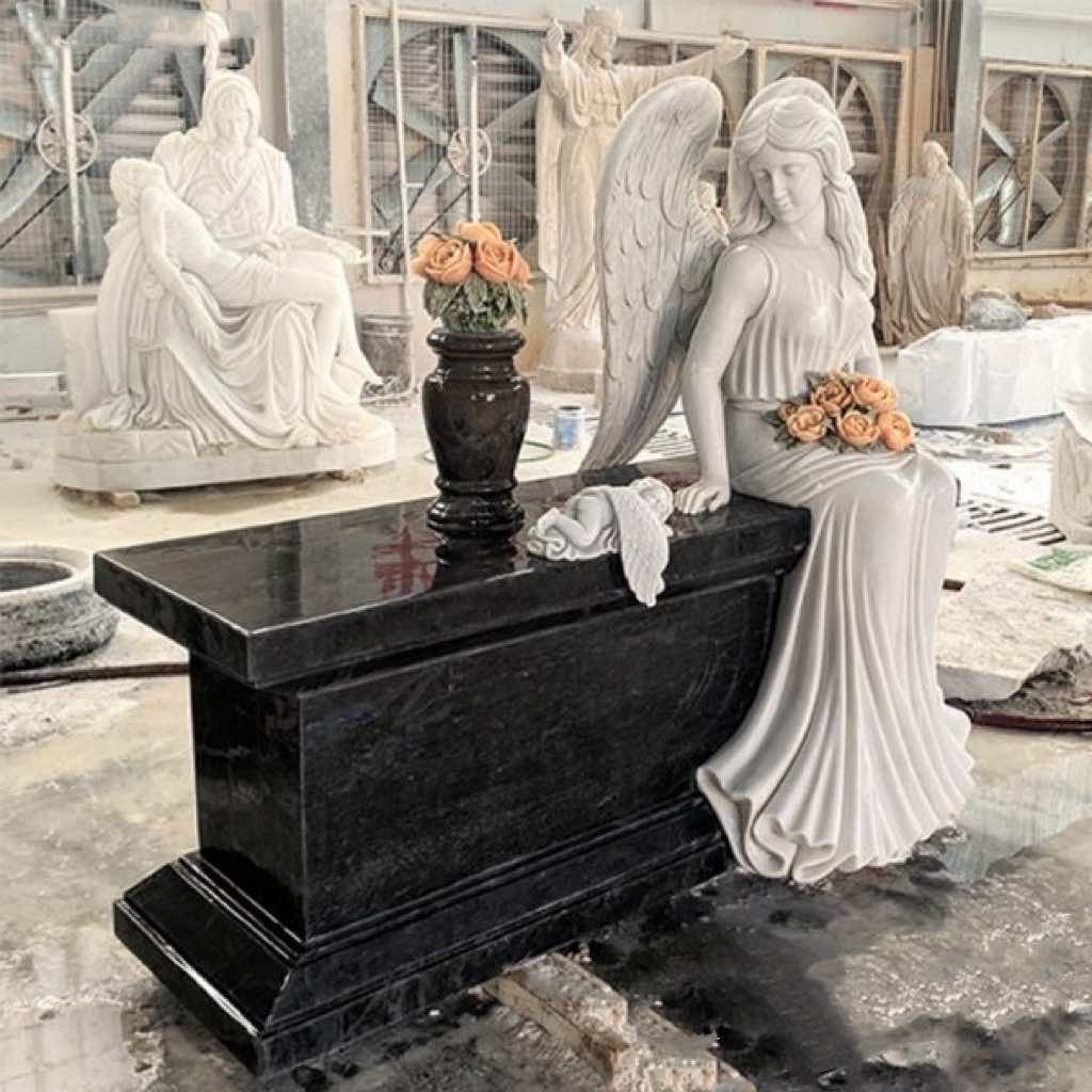 Мраморен надгробен камък Xingyan Angel Guardian